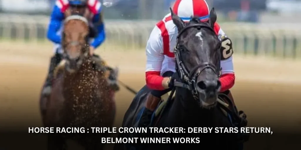 Horse racing : Triple Crown Tracker: Derby Stars Return, Belmont Winner Works