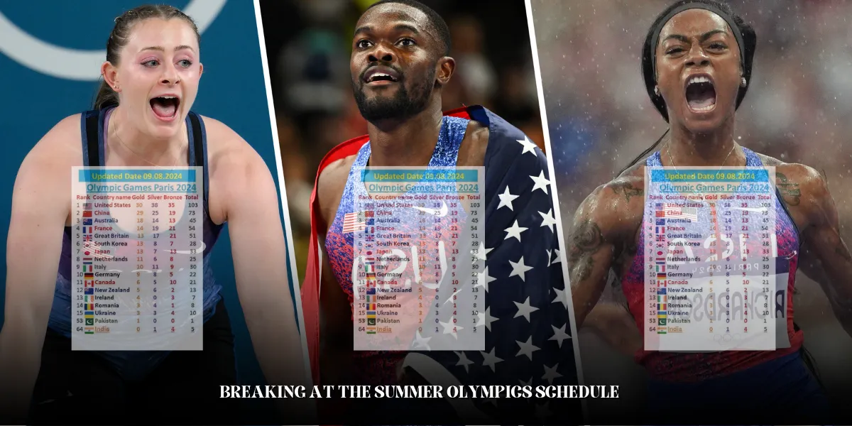 breaking at the summer olympics schedule